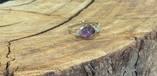 Gypsy Ring • Amethyst