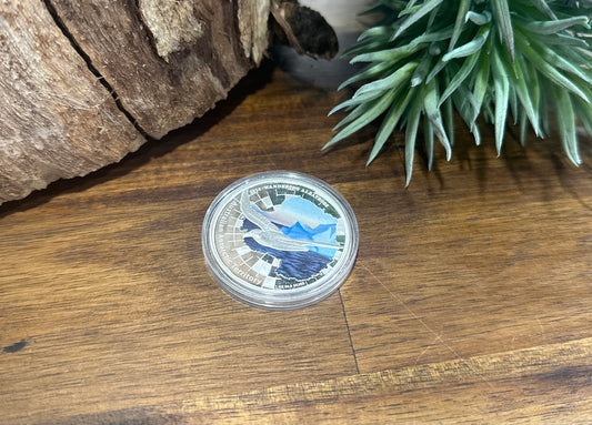 $1 Silver Proof coin AAT Wandering Albatross • 2014