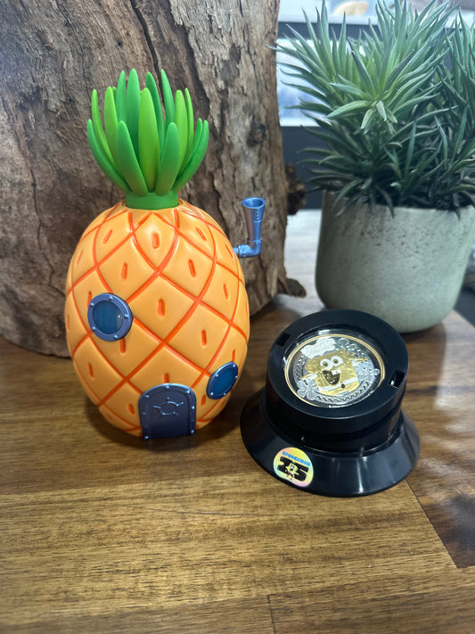 $2 SpongeBob SquarePants 2oz Silver Proof Gilded Pineapple Coin • 2024