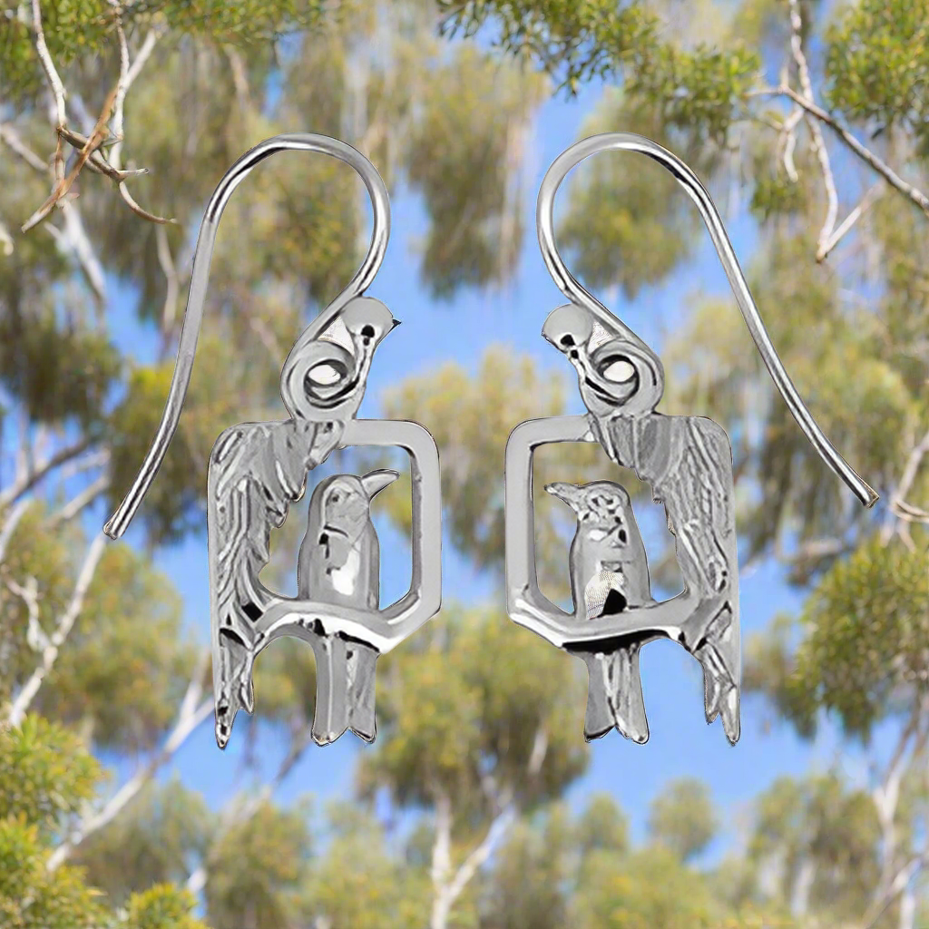 Black-faced Cuckoo-shrike Earrings