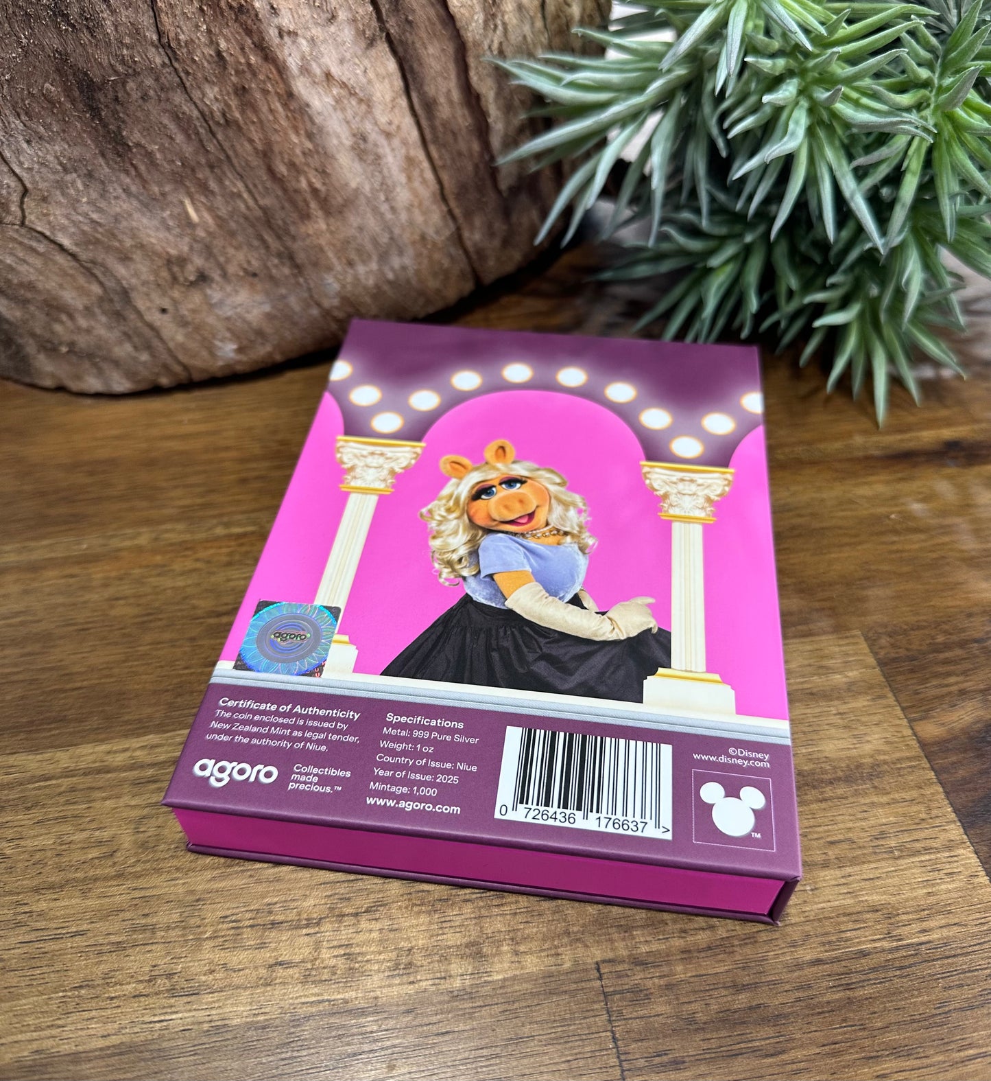 The Muppets 70th Anniversary - Miss Piggy 1oz Silver Proof Coloured Coin • 2025