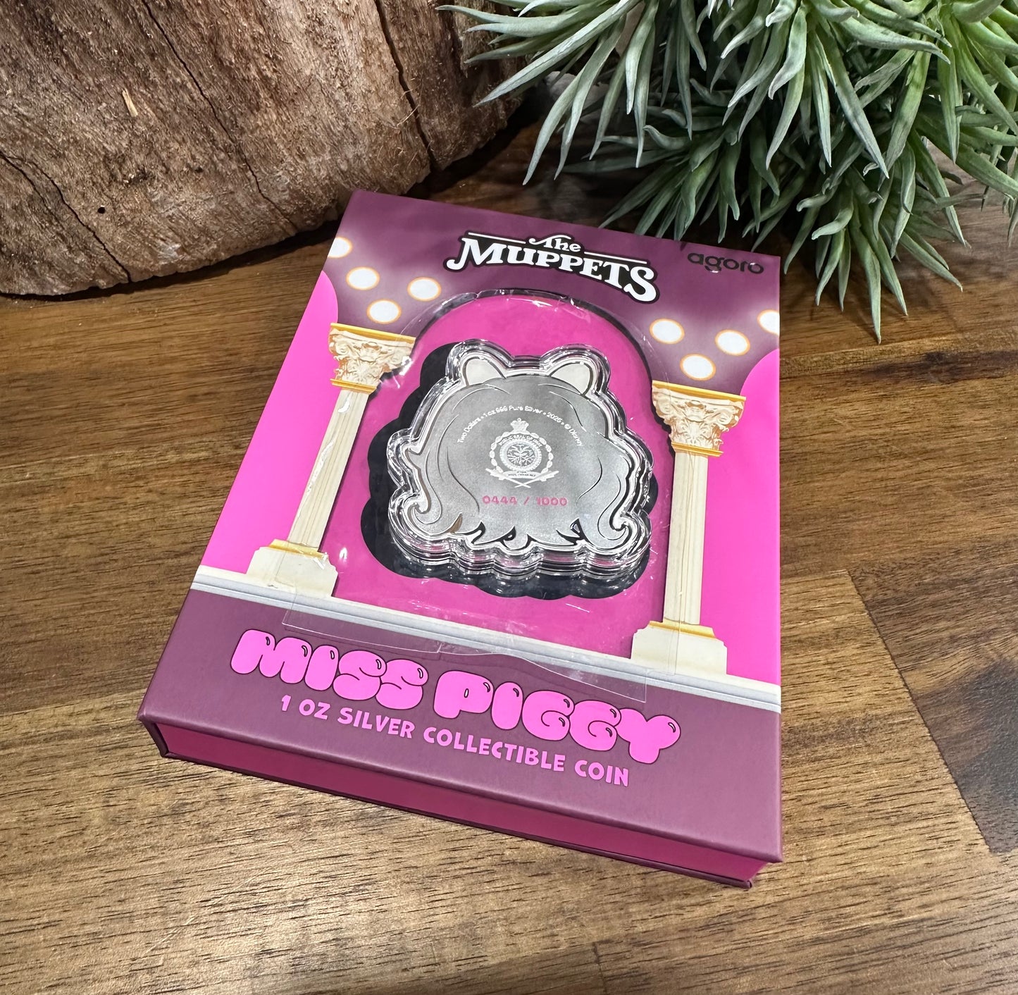 The Muppets 70th Anniversary - Miss Piggy 1oz Silver Proof Coloured Coin • 2025