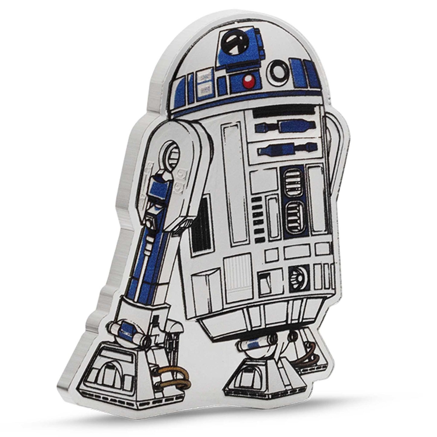 R2-D2 Star Wars Droids Shaped 1 Oz Silver Coin $2 • 2025