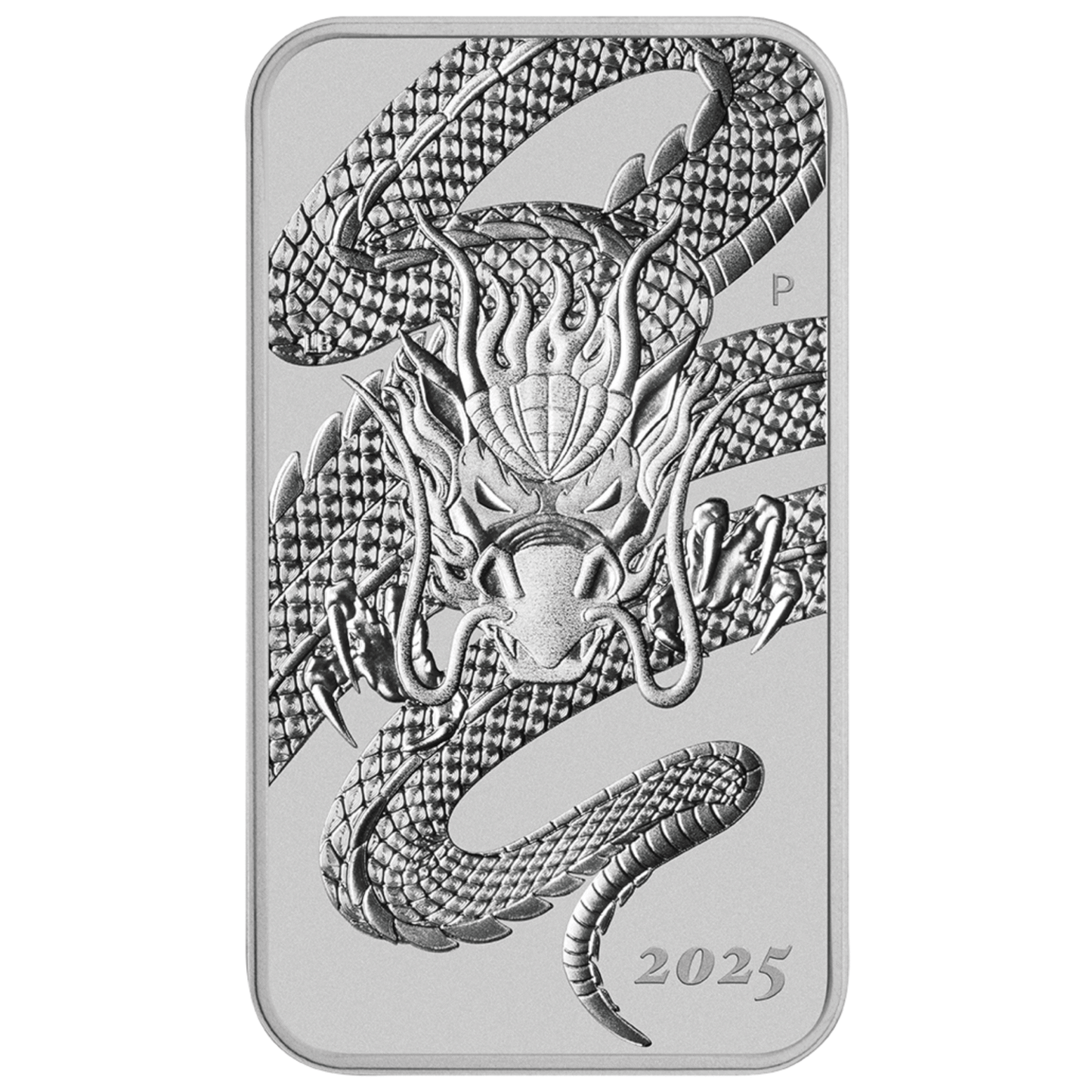 Perth Mint 1oz Silver Dragon Bar 999 Bullion • 2025