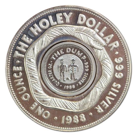 Holey Doley & Dump 2 Coin Silver Set • 1988