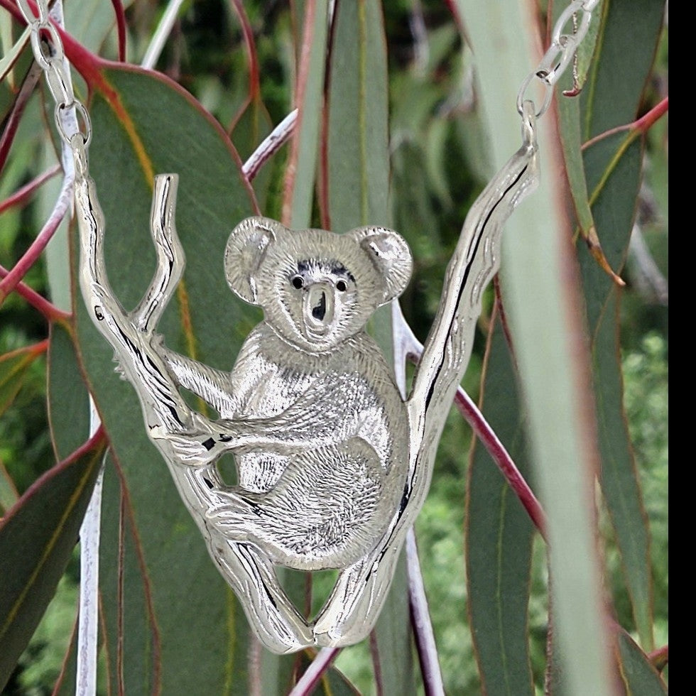 Koala On Branch Pendant