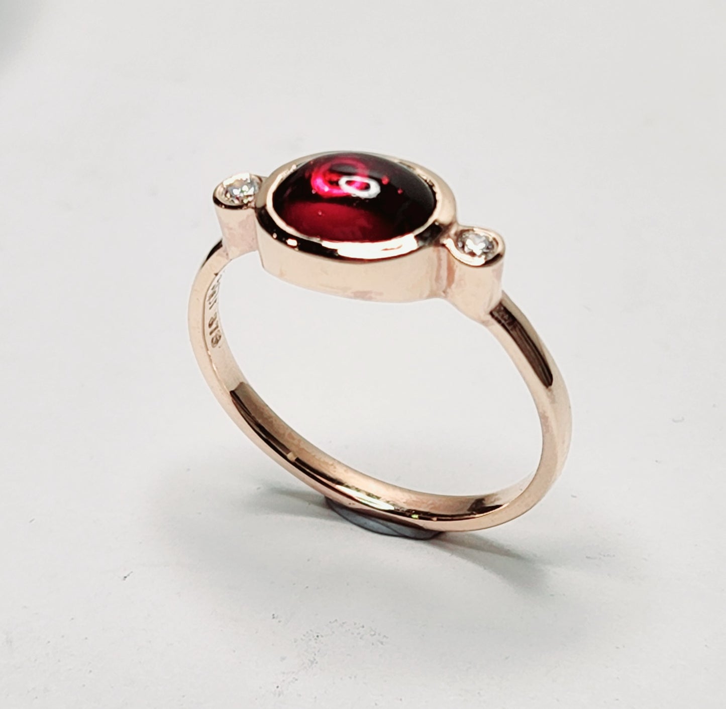 Gypsy Ring Rhodolite Garnet