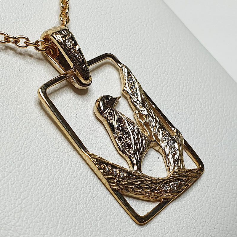 Bimbin (Brown Treecreeper) Pendant