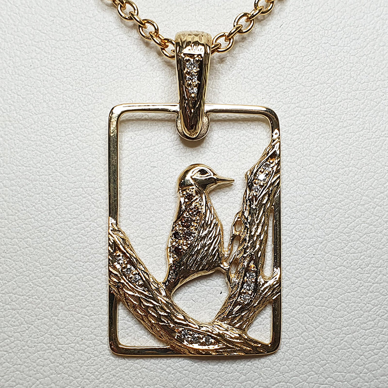 Bimbin (Brown Treecreeper) Pendant