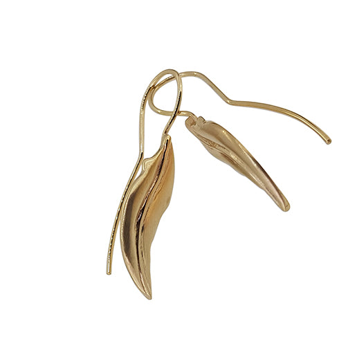 Fallen Leaves Earrings - 9ct Yellow