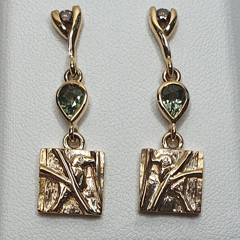 Rufous Whistler Earrings AP