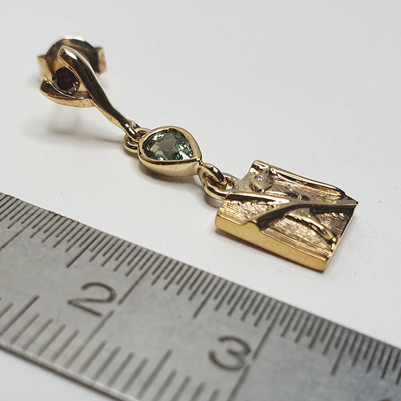 Rufous Whistler Earrings AP