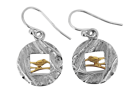 White-browed Babbler Earrings