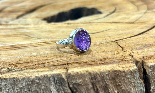 Ripple Ring • Amethyst