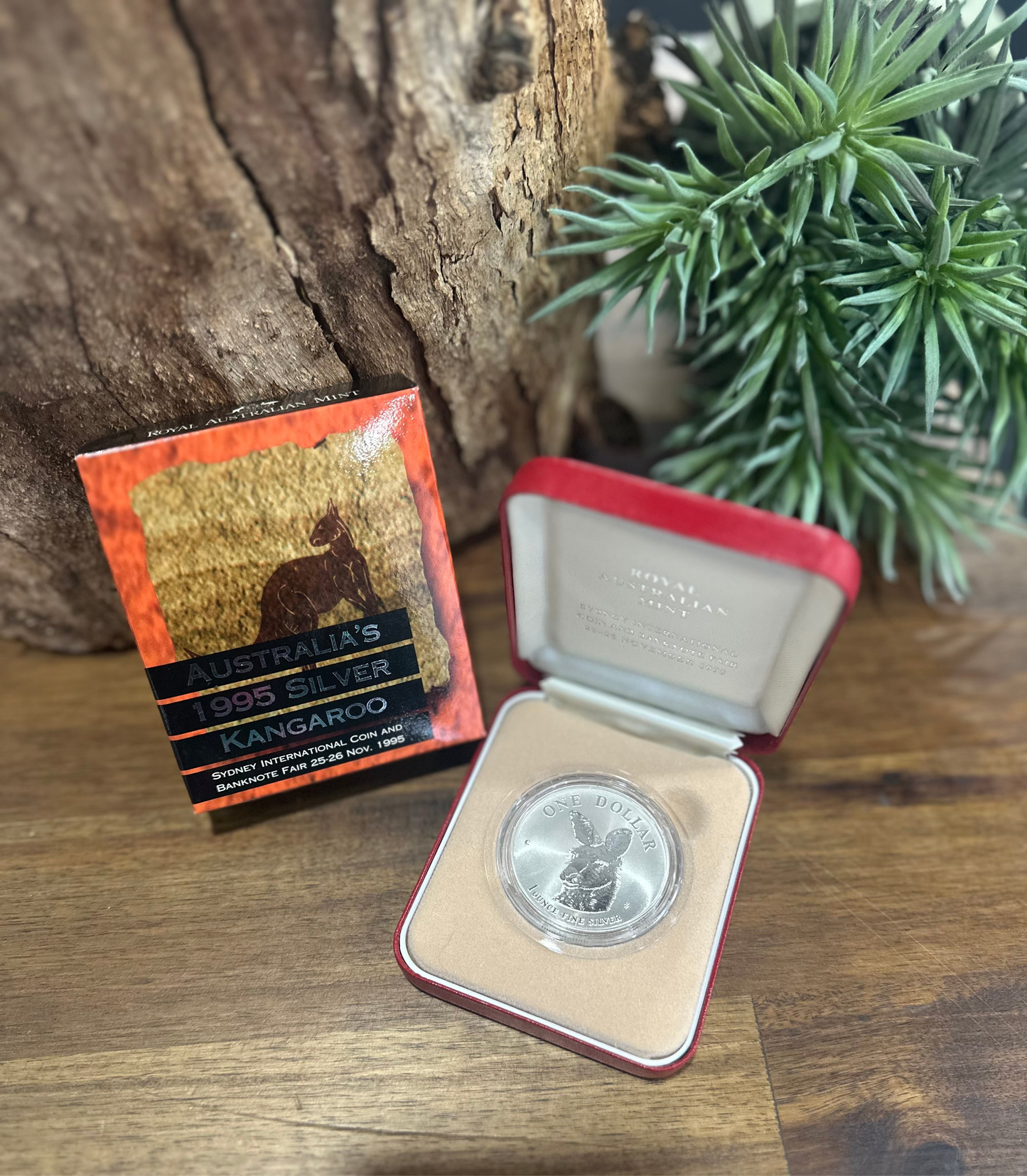 $1 Silver Kangaroo 1oz - Special Mint Fair • 1995
