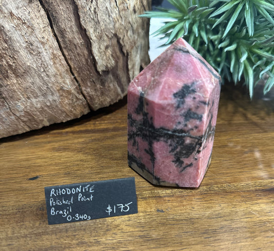 Rhodonite Polished Point