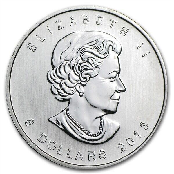 Canadian $8 Polar Bear 1.5 Oz Silver Coin • 2013