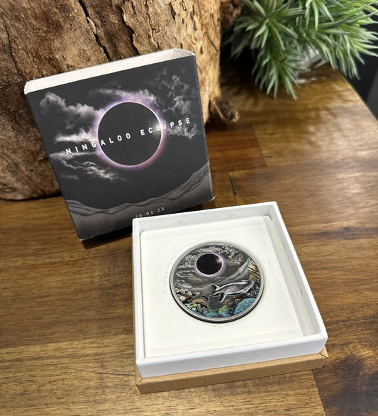 Ningaloo Eclipse 2oz Silver Antiqued Coloured • 2023