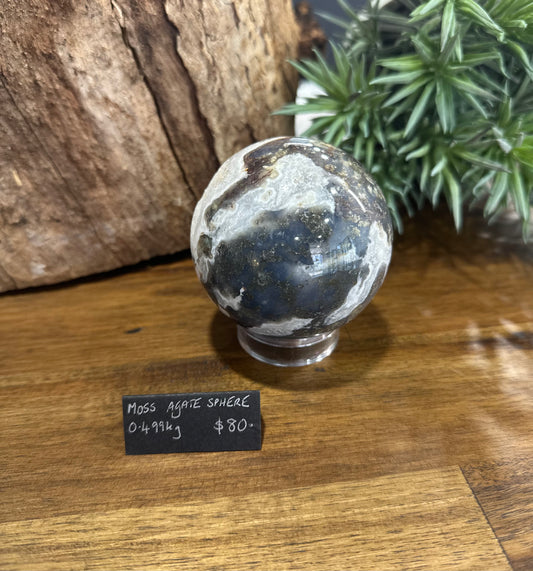 Moss Agate Sphere