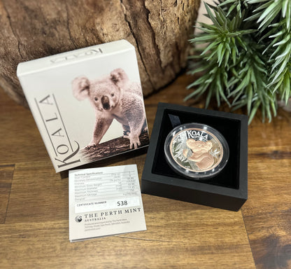 $8 Australian Koala 5 Oz Silver Proof High Relief Gilded Coin
Limited • 2024