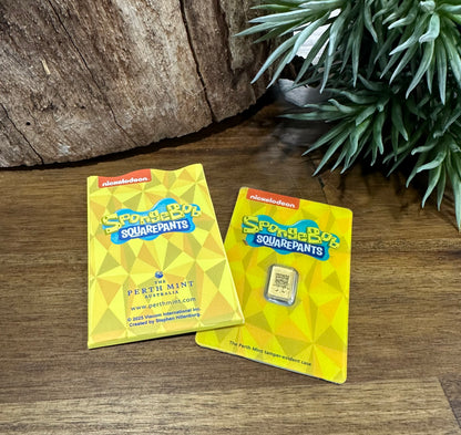 SpongeBob SquarePants 1g Gold Minted Bar • 2025