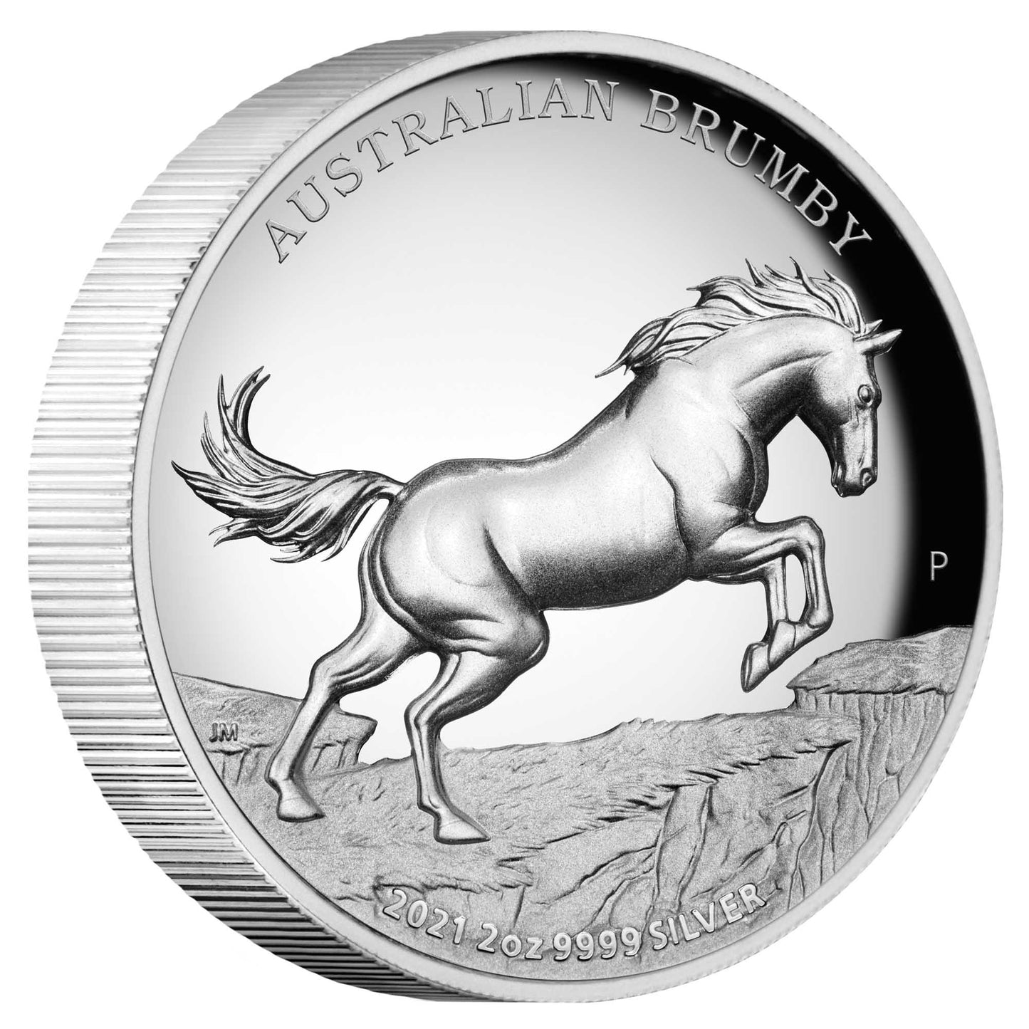 Australian Brumby 2oz Silver Proof High Relief Coin • 2021