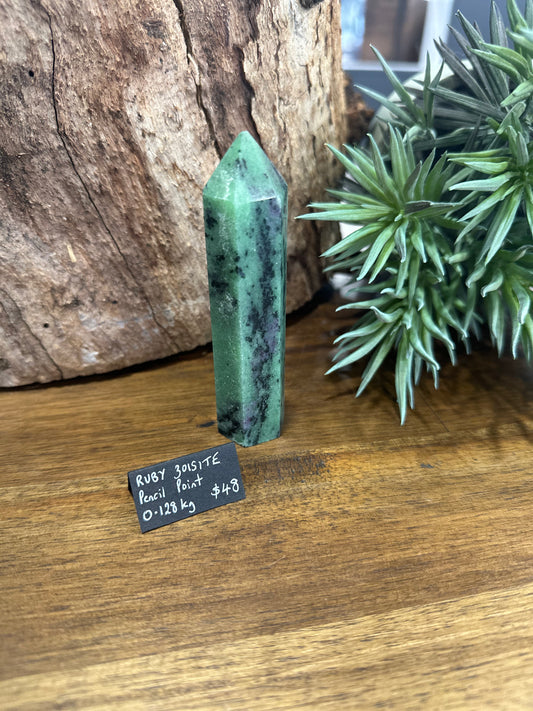 Ruby Zoisite Pencil Point