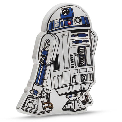 R2-D2 Star Wars Droids Shaped 1 Oz Silver Coin $2 • 2025