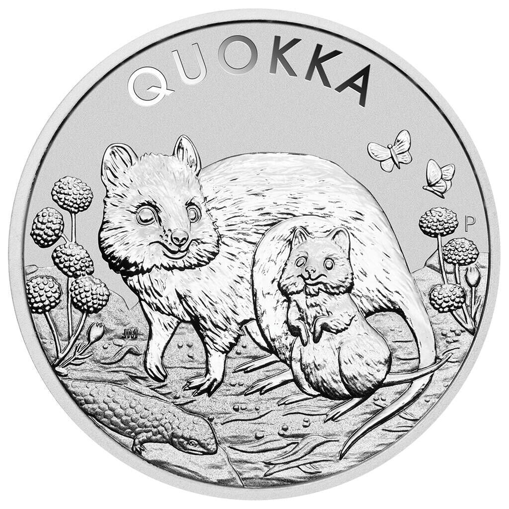 Quokka 1oz Silver Coin from Perth Mint 9999 Silver • 2021