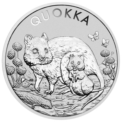 Quokka 1oz Silver Coin from Perth Mint 9999 Silver • 2021