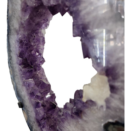Amethyst Ring on metal stand