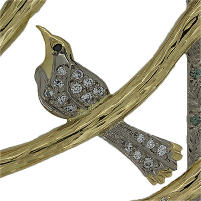 Brown Tree Creeper Pendant