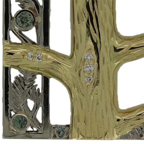 Brown Tree Creeper Pendant