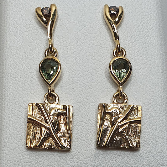 Rufous Whistler Earrings AP